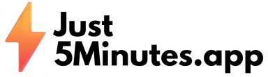 Just5Minutes.app Logo